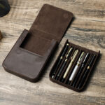 leather pen case