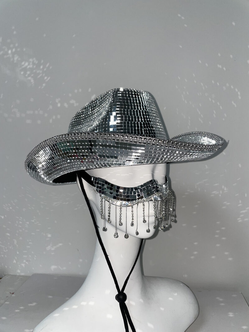 Disco cowboy hat