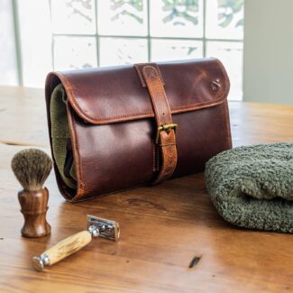 Leather Toiletry Bag