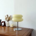 Glass table lamp