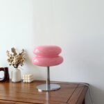 Pink table lamp