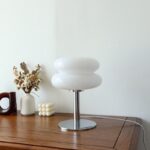 white table lamp