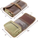 men's toiletry bag leather