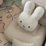 white miffy pillow