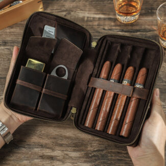 leather cigar case