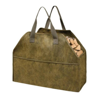 canvas firewood carrier