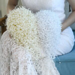 cascading bridal bouquet flower