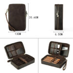 cigar leather case size