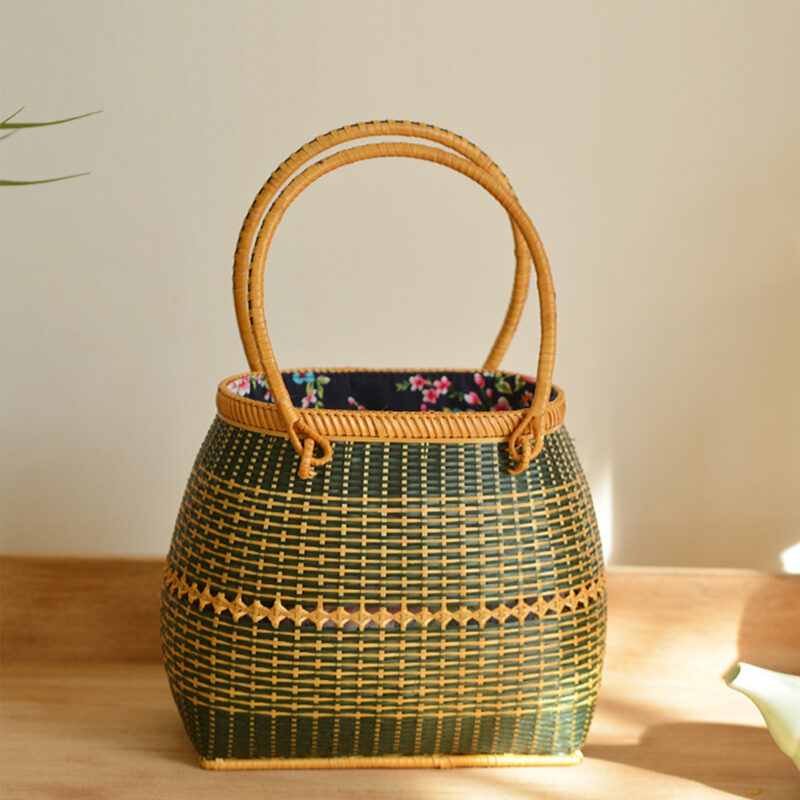 green tote bag