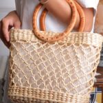 woven rattan bag