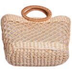 rattan tote bag