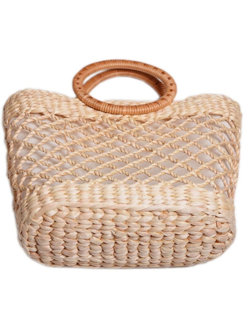 rattan tote bag