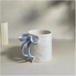 blue bow mug