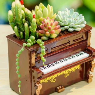 piano flower pot