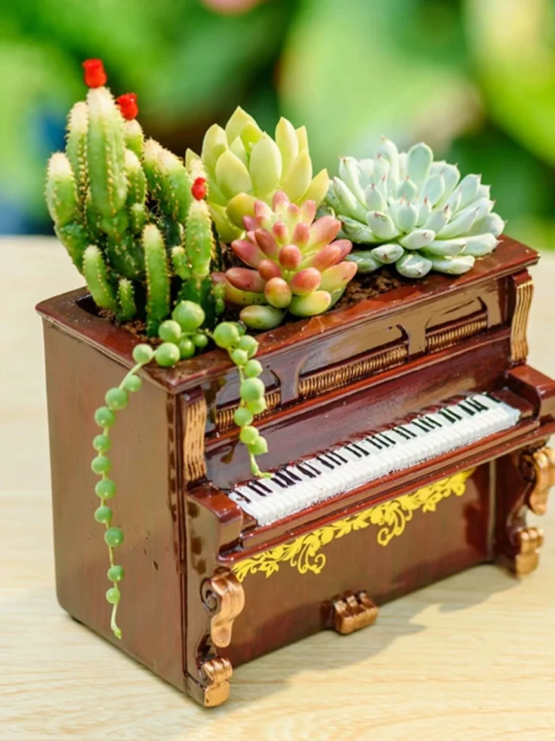 piano flower pot